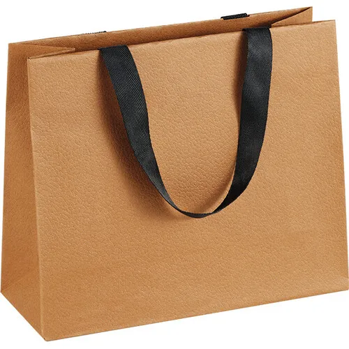 brązowa torebka prezentowa 25.5x10x21.5cm SB731S