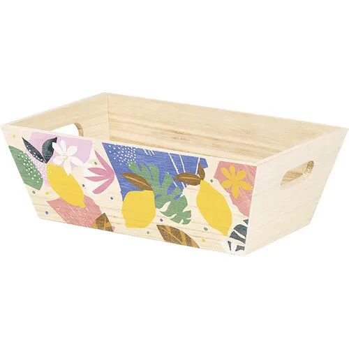 drewniana tacka na zestaw prezentowy 29x19x10cm B211P