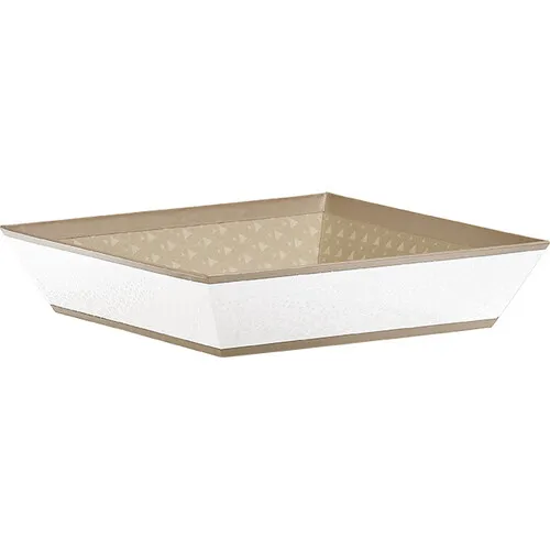 biała tacka tekturowa 20x20x5cm ND157CS