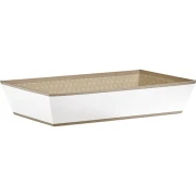 elegancka biała tacka tekturowa 33x20x7cm ND154M