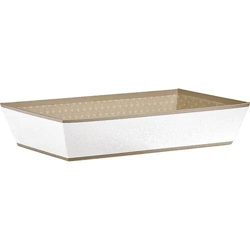 elegancka biała tacka tekturowa 33x20x7cm ND154M