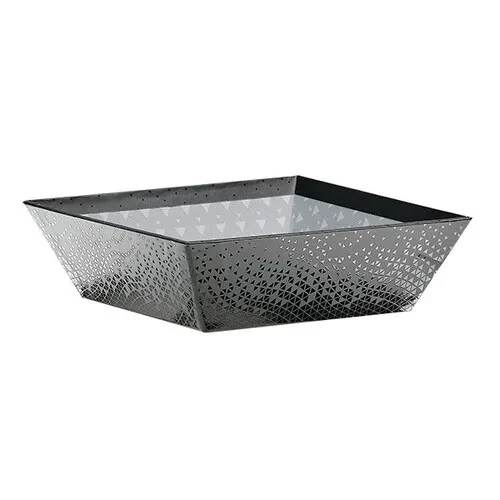 elegancka czarna tacka tekturowa 15x15x5cm ND147CXS