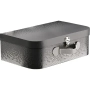 kuferek prezentowy czarny z rączką 33x21x11cm ND140M