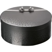 okrągłe pudełko na prezent duże 35.5x35.5x13cm ND141G