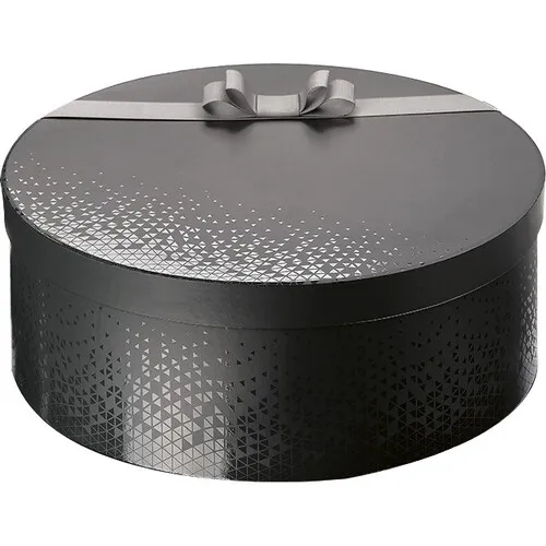 okrągłe pudełko na prezent duże 35.5x35.5x13cm ND141G