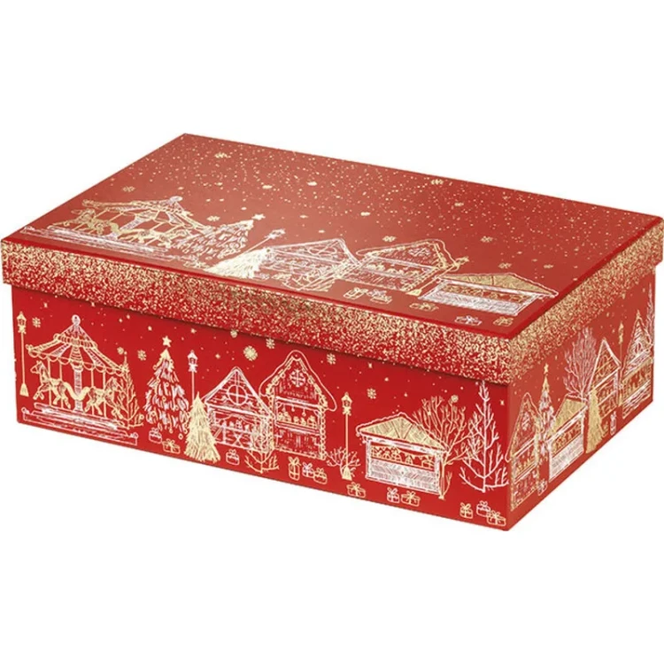 ekskluzywne świąteczne pudełko prezentowe 33x21x12cm BF440M
