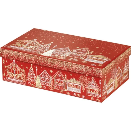 eleganckie świąteczne pudełko prezentowe 31.5x18x10cm BF440P