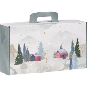 świąteczne pudełko walizka 33x18.5x9.5cm CV048P