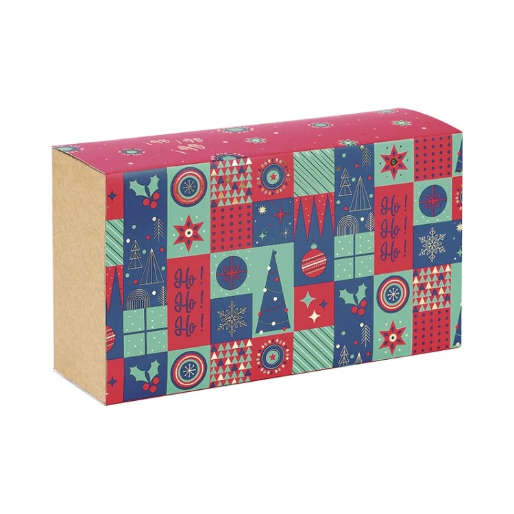 pudełko fasonowe świąteczne prostokątne z obwolutą 31.5x18x10cm GF004P